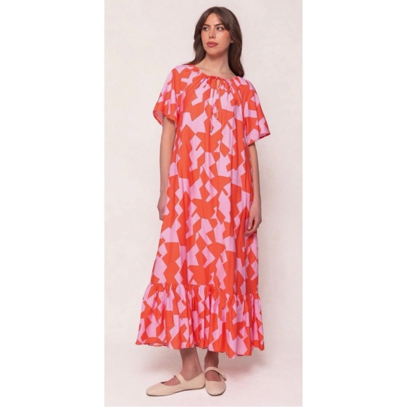 Ivy City Co Dresses & Skirts - Ivy City Co Haven Maxi Dress In Geometric Print, size Medium